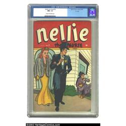 Nellie the Nurse #2 "D" Copy pedigree (Timely, 1946) CGC NM+ 9.6 Cream to off-white pages. The condi