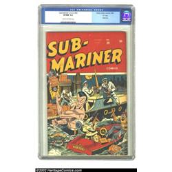 Sub-Mariner Comics #20 "D" Copy pedigree (Timely, 1946) CGC VF/NM 9.0 Cream to off-white pages. Alex