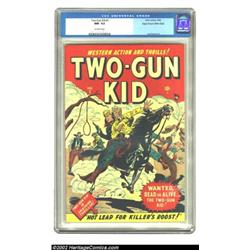 Two-Gun Kid #1 Mile High pedigree (Marvel, 1948) CGC NM- 9.2 Off-white pages. One of the very earlie