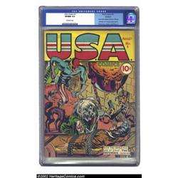 U.S.A. Comics #1 Rockford pedigree (Timely, 1941) CGC VF/NM 9.0 Off-white pages. One of Simon and Ki