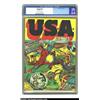 Image 1 : U.S.A. Comics #3 (Timely, 1941) CGC VF/NM 9.0 Cream to off-white pages. Captain Terror busts into th