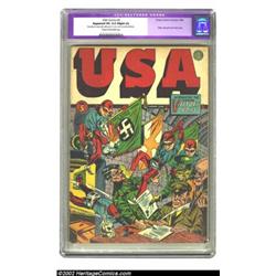 U.S.A. Comics #5 (Timely, 1942) CGC Apparent VG 4.0 Slight (A) Cream to off-white pages. An exciting
