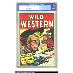 Wild Western #3 Mile High pedigree (Atlas, 1948) CGC NM 9.4 Off-white to white pages. Syd Shores eff