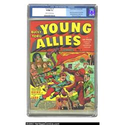 Young Allies Comics #1 (Timely, 1941) CGC VF/NM 9.0 Cream to off-white pages. One of the truly great