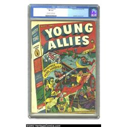 Young Allies Comics #3 (Timely, 1942) CGC FN 6.0 Off-white to white pages. Shouting,  Remember Pearl