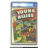 Image 1 : Young Allies Comics #3 (Timely, 1942) CGC FN 6.0 Off-white to white pages. Shouting, "Remember Pearl