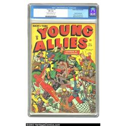 Young Allies Comics #5 (Timely, 1942) CGC VF+ 8.5 Cream to off-white pages. An action-packed Alex Sc