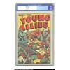 Image 1 : Young Allies Comics #18 (Timely, 1945) CGC VF+ 8.5 Off-white pages. Moments before two members are d