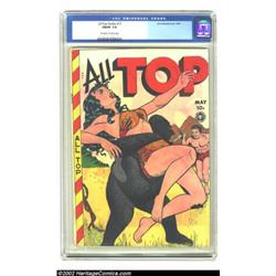 All Top Comics #17 (Fox Features Syndicate, 1949) CGC FN/VF 7.0 Off-white to white pages. When you t