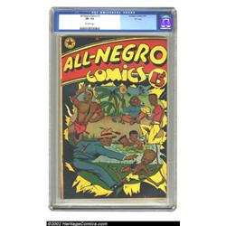 All-Negro Comics #1 "D" Copy pedigree (All-Negro Comics, 1947) VF- 7.5 Off-white pages. The epitome.