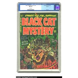 Black Cat Mystery #39 Spokane pedigree (Harvey, 1952) CGC NM 9.4 White pages. When you want a grade.