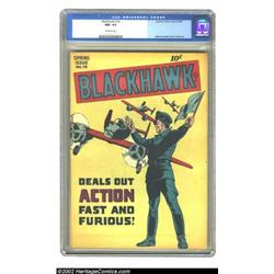 Blackhawk #14 (DC, 1947) CGC NM- 9.2 Off-white pages. Quality always lived up to its name when produ
