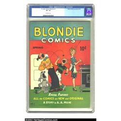 Blondie Comics #1 (David McKay Publications, 1947) CGC VF- 7.5 Off-white pages. There are no other c