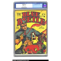 Blue Beetle #2 (Fox Features Syndicate, 1940) CGC FN/VF 7.0 Cream to off-white pages. The Blue Beetl