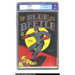 Blue Beetle #6 (Fox Features Syndicate, 1941) CGC FN/VF 7.0 Cream to off-white pages. This is a grea