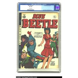 Blue Beetle #47 Overstreet copy (Fox Features Syndicate, 1947) CGC VF 8.0 Off-white pages. A Very Fi