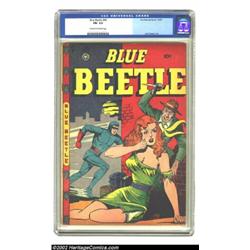 Blue Beetle #49 (Fox Features Syndicate, 1947) CGC FN- 5.5 Cream to off-white pages. The Blue Beetle
