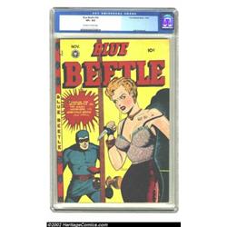 Blue Beetle #50 (Fox Features Syndicate, 1947) CGC VF+ 8.5 Off-white to white pages. Jack Kamen, one
