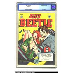 Blue Beetle #53 (Fox Features Syndicate, 1948) CGC FN/VF 7.0 White pages. For ten glorious issues be