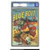 Image 1 : Blue Bolt Vol. 3, #10 Mile High pedigree (Novelty Press, 1943) CGC NM 9.4 White pages. The colors on