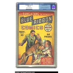 Blue Ribbon #1 (MLJ, 1939) CGC FN+ 6.5 Light tan to off-white pages. MLJ's first comic book gave lit