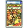 Image 1 : Blue Ribbon #2 Hawkeye pedigree (MLJ, 1939) CGC VF- 7.5 Off-white to white pages. This golden oldie.