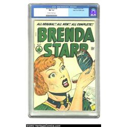 Brenda Starr Vol. 2, #8 Mile High pedigree (Four Star, 1949) CGC NM- 9.2 Off-white to white pages. T