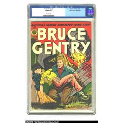 Bruce Gentry #2 Mile High pedigree (Superior, 1948) CGC VF/NM 9.0 Off-white pages. Bruce Gentry (wha