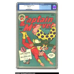 Captain Marvel Adventures #34 (Fawcett, 1944) CGC NM- 9.2 Off-white pages. A colorful clown cover is