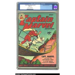 Captain Marvel Adventures #38 (Fawcett, 1944) CGC NM 9.4 Cream to off-white pages. Join Captain Marv