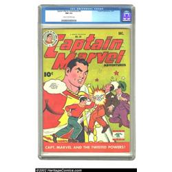 Captain Marvel Adventures #50 (Fawcett, 1945) CGC NM 9.4 Cream to off-white pages. This striking cop