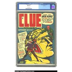 Clue Comics #5 Rockford pedigree (Hillman Fall, 1943) CGC NM 9.4 Off-white pages. The Boy King has h