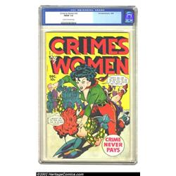 Crimes by Women #10 (Fox, 1949) CGC FN/VF 7.0 Cream to off-white pages. What is it about a girl figh