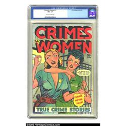 Crimes by Women #11 (Fox, 1950) CGC FN+ 6.5 Off-white to white pages. More cat-fight fun in Fox's ti