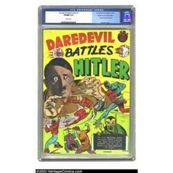 Daredevil Comics #1 Mile High pedigree (Lev Gleason, 1941) CGC VF/NM 9.0 White pages. Before Matt Mu