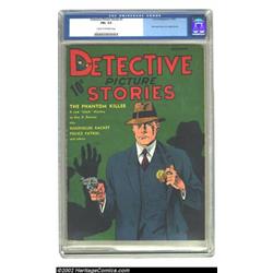 Detective Picture Stories #1 (Comics Magazine, 1936) CGC FN+ 6.5 Cream to off-white pages. This is n