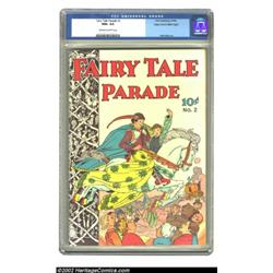 Fairy Tale Parade #2 Mile High pedigree (Dell, 1942) CGC NM+ 9.6 Off-white to white pages. The secon