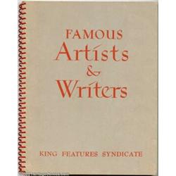 Famous Artists & Writers (King Features Syndicate, 1949) Condition: VF. This beautiful book was sent