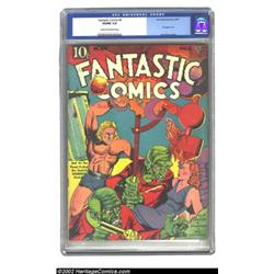 Fantastic Comics #6 (Fox, 1940) CGC VG/FN 5.0 Cream to off-white pages. These early Fox comics consi