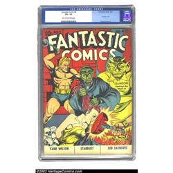 Fantastic Comics #8 (Fox, 1940) CGC VG+ 4.5 Light tan to off-white pages. It is amazing how Fox was.