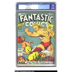 Fantastic Comics #11 (Fox, 1940) CGC VF- 7.5 Off-white to white pages. This is by far the nicest cop