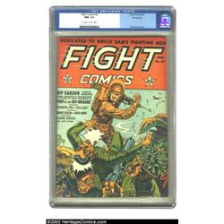 Fight Comics #26 Pennsylvania pedigree (Fiction House, 1943) CGC NM- 9.2 Off-white to white pages. Z