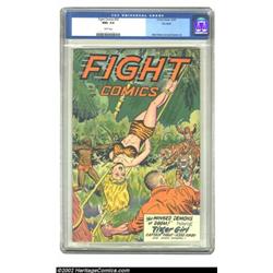 Fight Comics #52 Big Apple pedigree (Fiction House, 1947) CGC NM+ 9.6 White pages. All right. Time t
