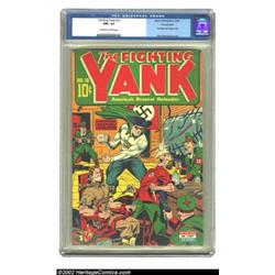 Fighting Yank #10 Pennsylvania pedigree (Nedor Publications, 1944) CGC NM- 9.2 Off-white to white pa