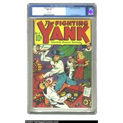 Fighting Yank #17 (Nedor Publications, 1946) CGC NM 9.4 White pages. Alex Schomburg honored comicdom