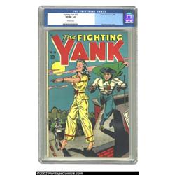 Fighting Yank #25 (Nedor Publications) CGC VF/NM 9.0 Off-white pages. If it weren't for a tiny, almo
