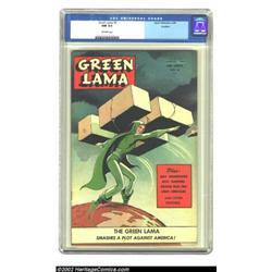 Green Lama #6 Rockford pedigree (Spark Publications, 1945) CGC NM 9.4 Off-white pages. With its uniq