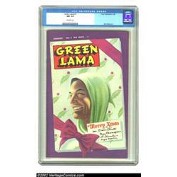 Green Lama #7 (Spark Publications, 1946) CGC NM 9.4 Off-white pages. This unusual, yet "typically Ma
