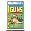 Image 1 : Guns Against Gangsters #6 (Novelty Press, 1949) CGC VF 8.0 Off-white pages. This gal may get eaten,.