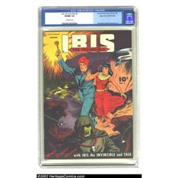 Ibis #3 Mile High pedigree (Fawcett, 1943) CGC VF/NM 9.0 Off-white pages. Mac Raboy creates a mind-n